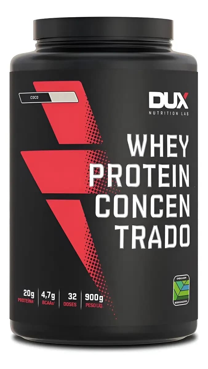 Whey Protein Concentrado 900g Coco Dux
